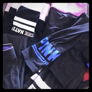 8 PAIRS.  Victoria’s Secret PINK Leggings lot